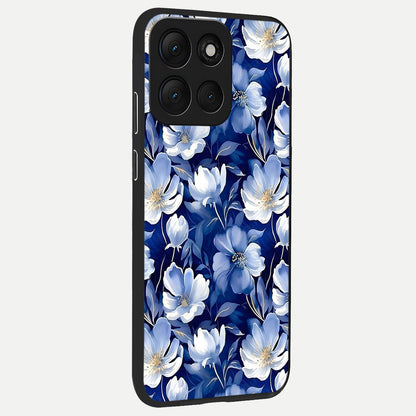  Cute Floral Patterns back cover For Moto G86 Power slim fit glass case with vibrant aesthetic design