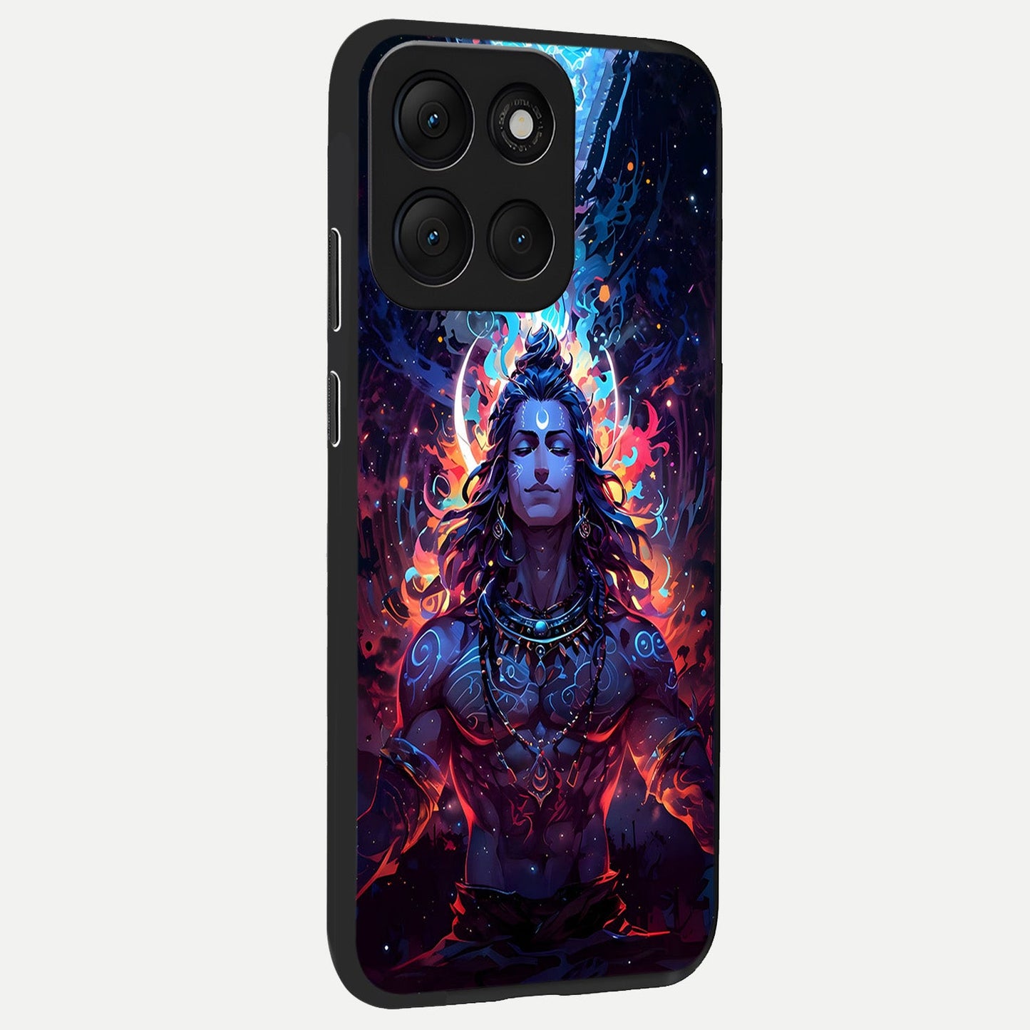  Divine Fire Shiv back cover For Moto G86 Power slim fit glass case with vibrant aesthetic design