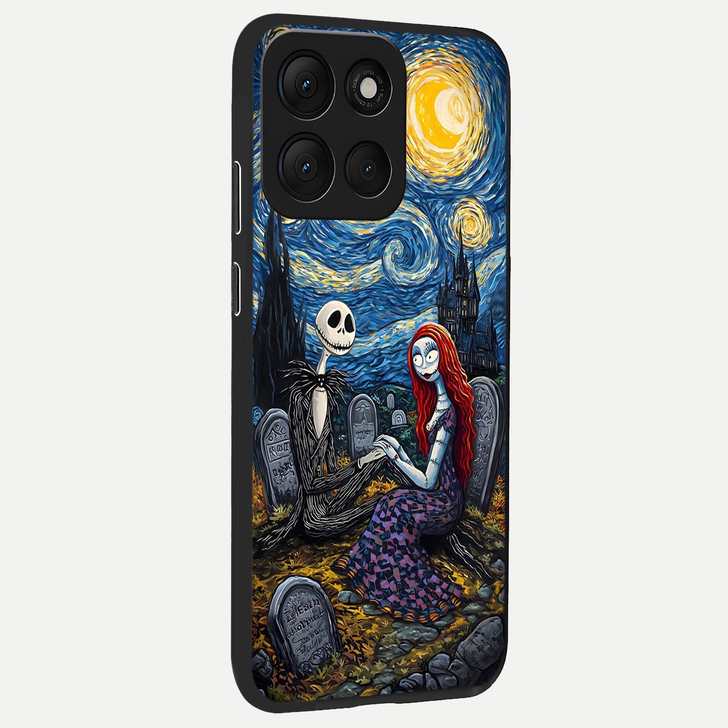  Eternal Night Love back cover For Moto G86 Power slim fit glass case with vibrant aesthetic design