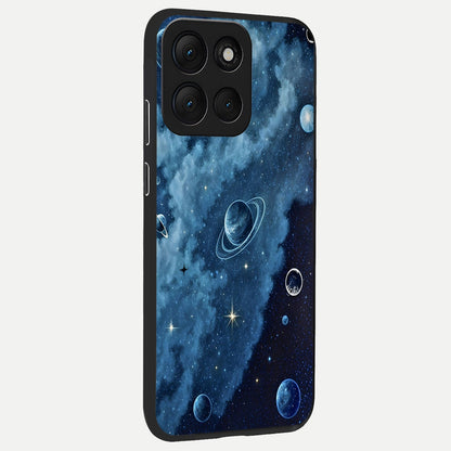  Galaxy Dream Space back cover For Moto G86 Power slim fit glass case with vibrant aesthetic design