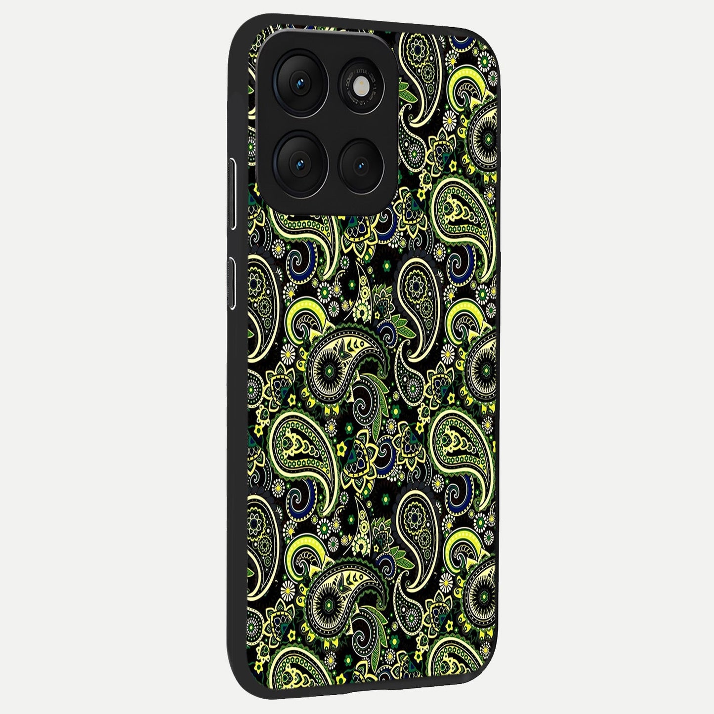  Green Lemon back cover For Moto G86 Power slim fit glass case with vibrant aesthetic design