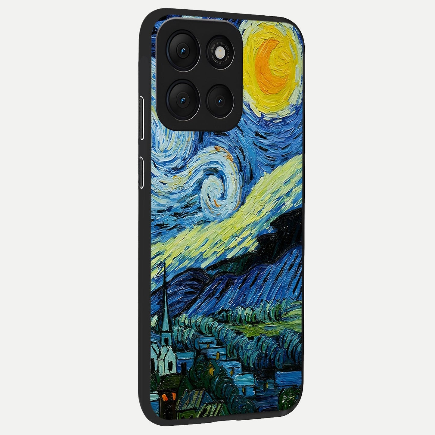  Inspired Van Gogh Art back cover For Moto G86 Power slim fit glass case with vibrant aesthetic design