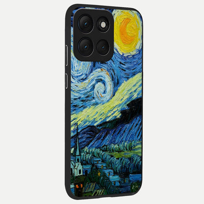  Inspired Van Gogh Art back cover For Moto G86 Power slim fit glass case with vibrant aesthetic design