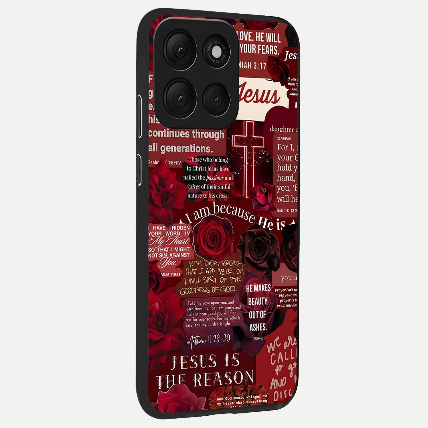  Jesus Love Heals back cover For Moto G86 Power slim fit glass case with vibrant aesthetic design