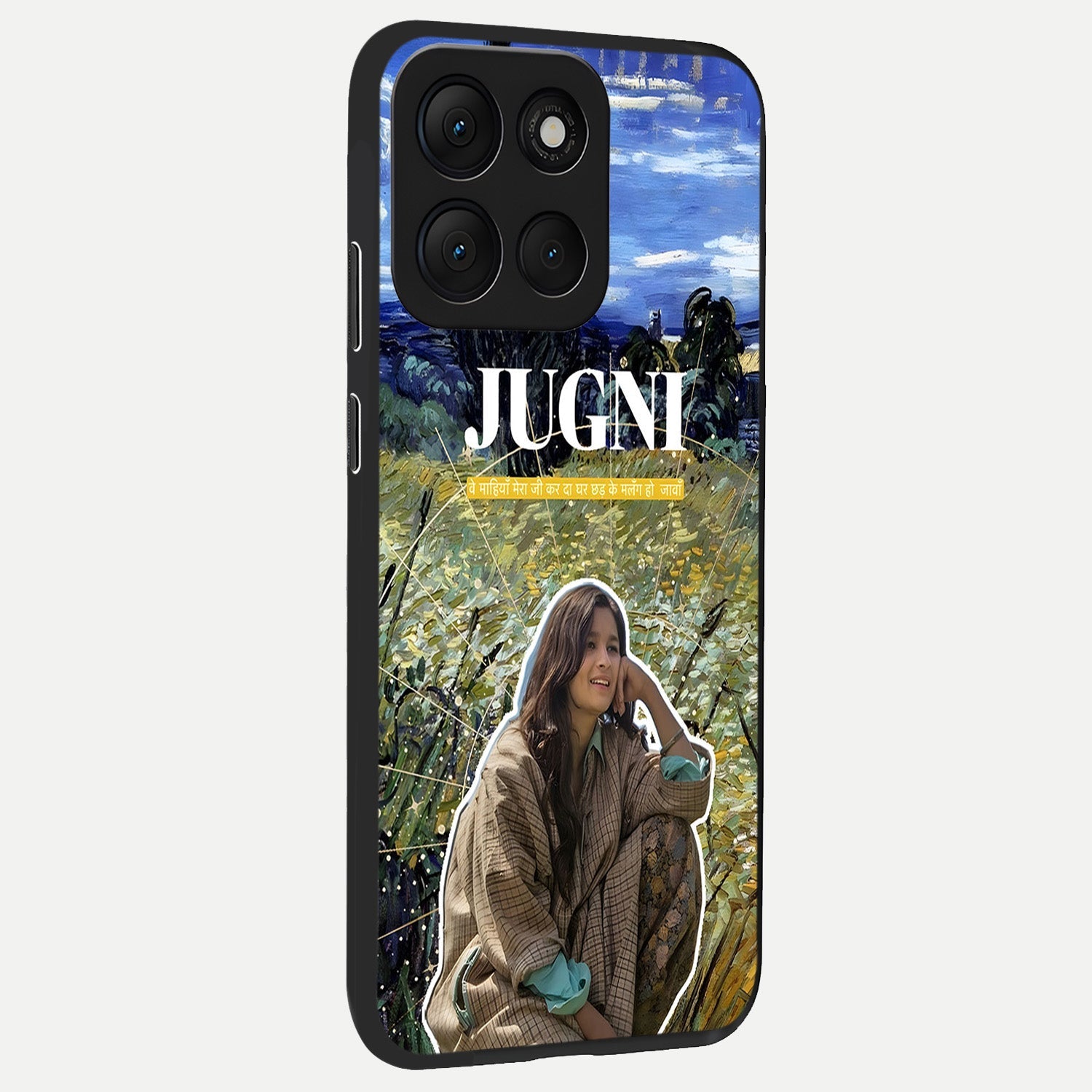  Jugni Soul Vibes back cover For Moto G86 Power slim fit glass case with vibrant aesthetic design