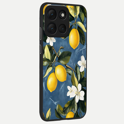  Lemon Dream Garden back cover For Moto G86 Power slim fit glass case with vibrant aesthetic design