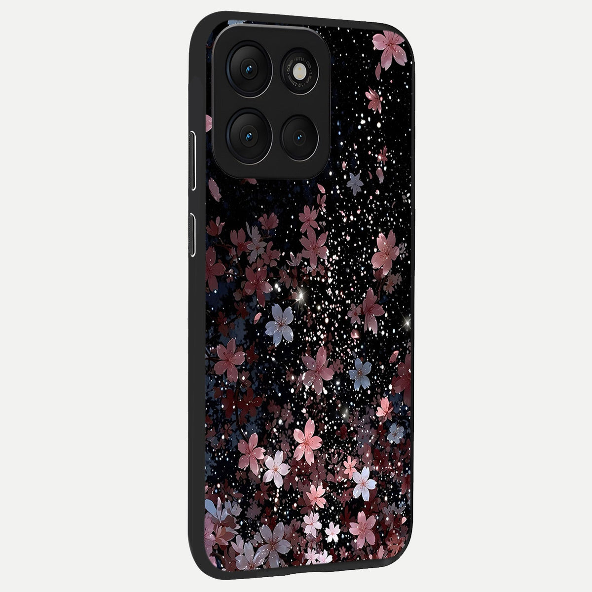  Starlit Flower Dreams back cover For Moto G86 Power slim fit glass case with vibrant aesthetic design