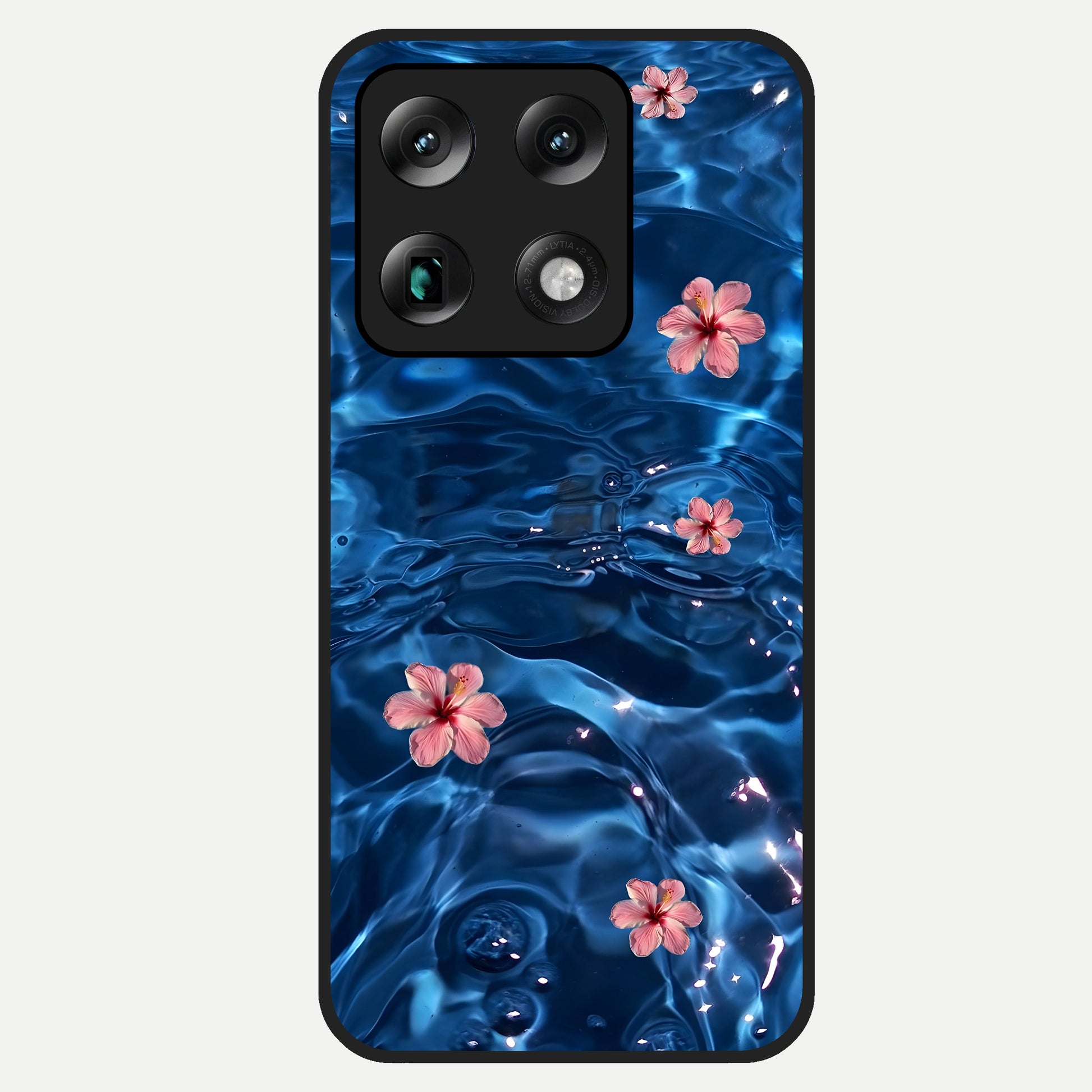  Bloom Thread Art Glass Case For Moto Signature back cover – full design glossy printed glass finish