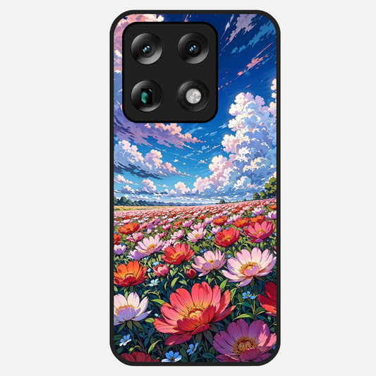  Blossom Sky Field Glass Case For Moto Signature back cover – full design glossy printed glass finish