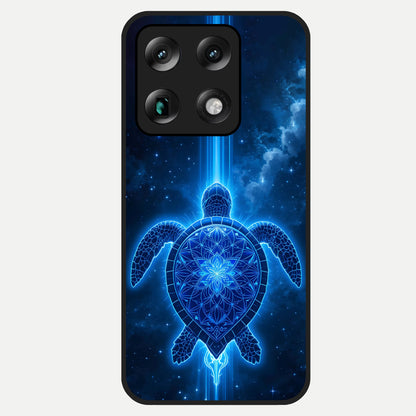  Blue Galaxy Turtle Glass Case For Moto Signature back cover – full design glossy printed glass finish