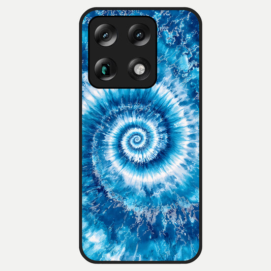  Blue Galaxy Wave Glass Case For Moto Signature back cover – full design glossy printed glass finish