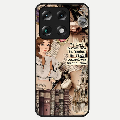  Bookish Dream World Glass Case For Moto Signature back cover – full design glossy printed glass finish