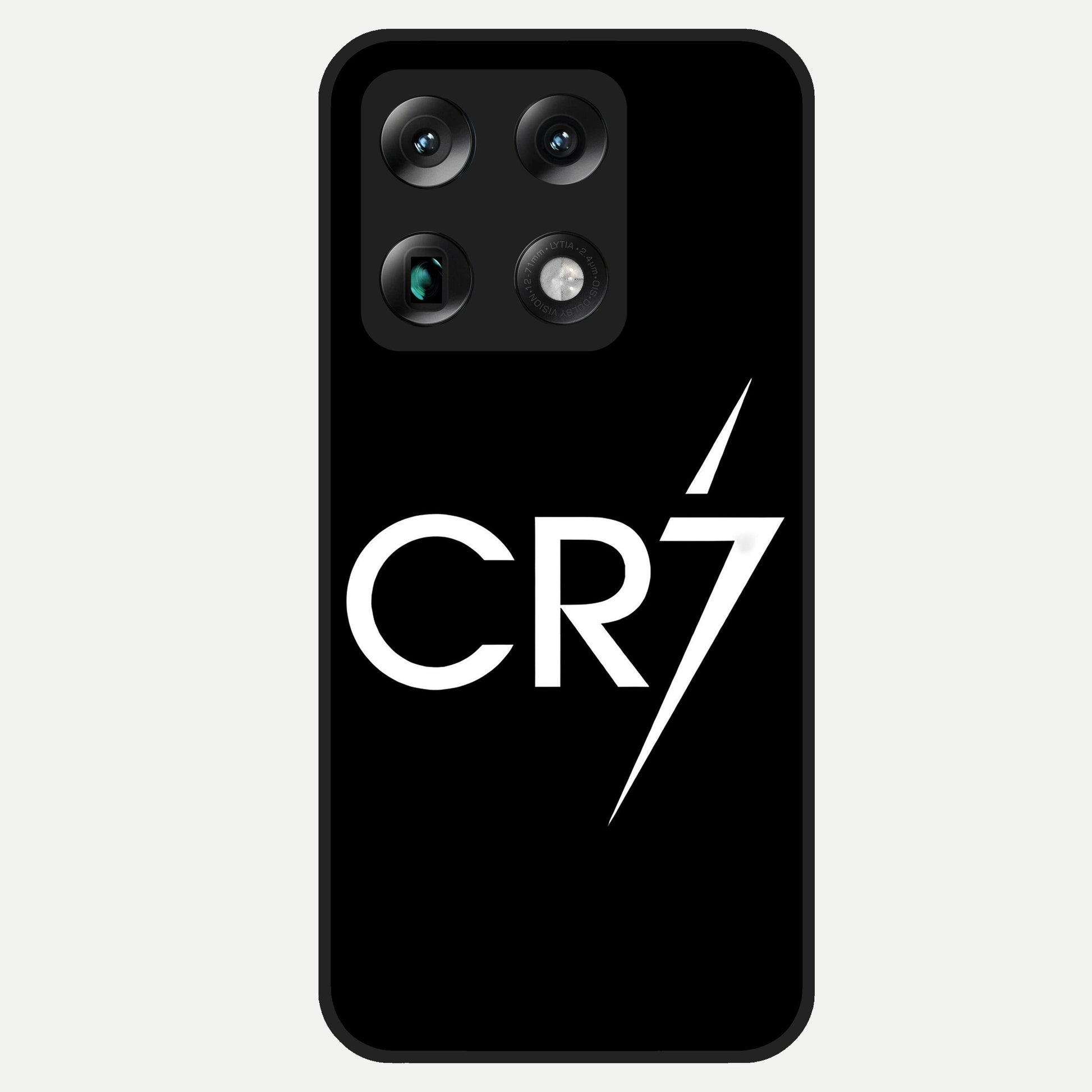  CR7 Elite Strike Glass Case For Moto Signature back cover – full design glossy printed glass finish