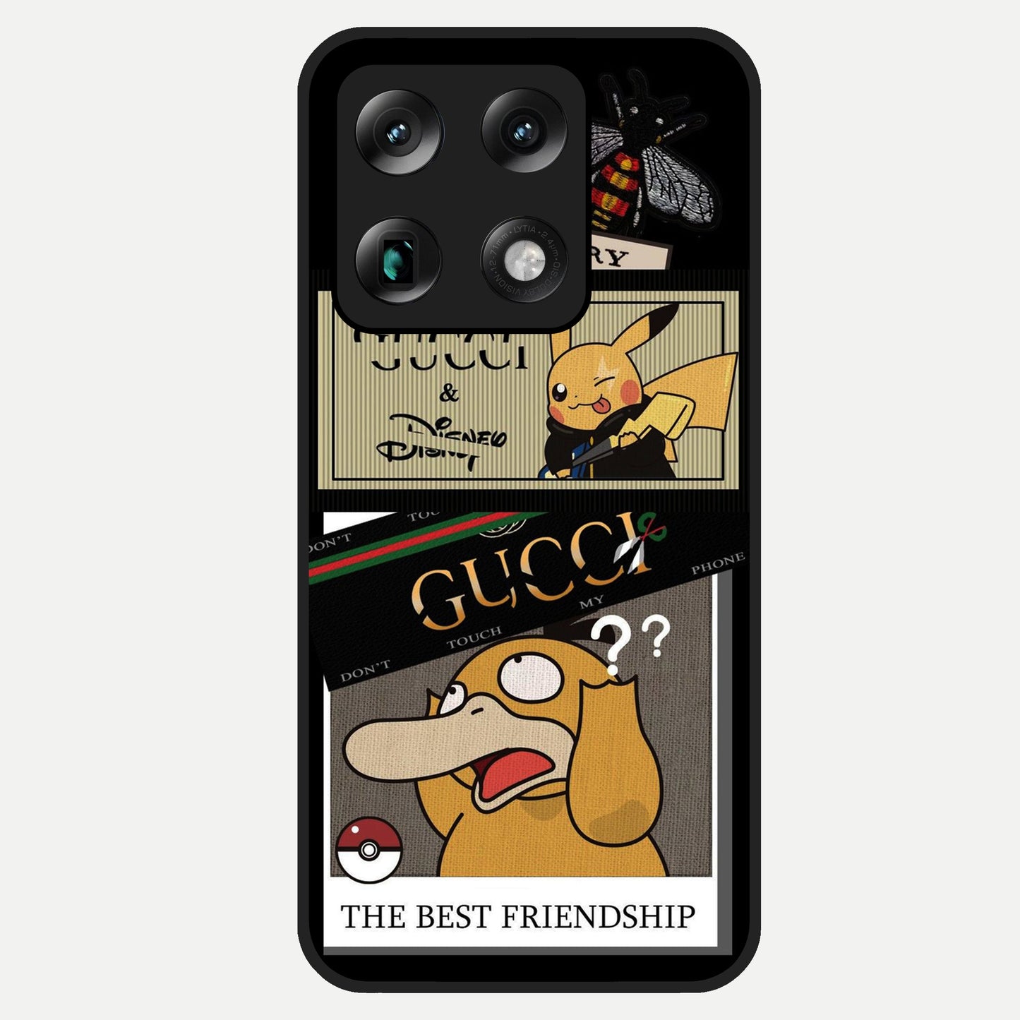  Cartoon Brand Play Mashup Glass Case For Moto Signature back cover – full design glossy printed glass finish