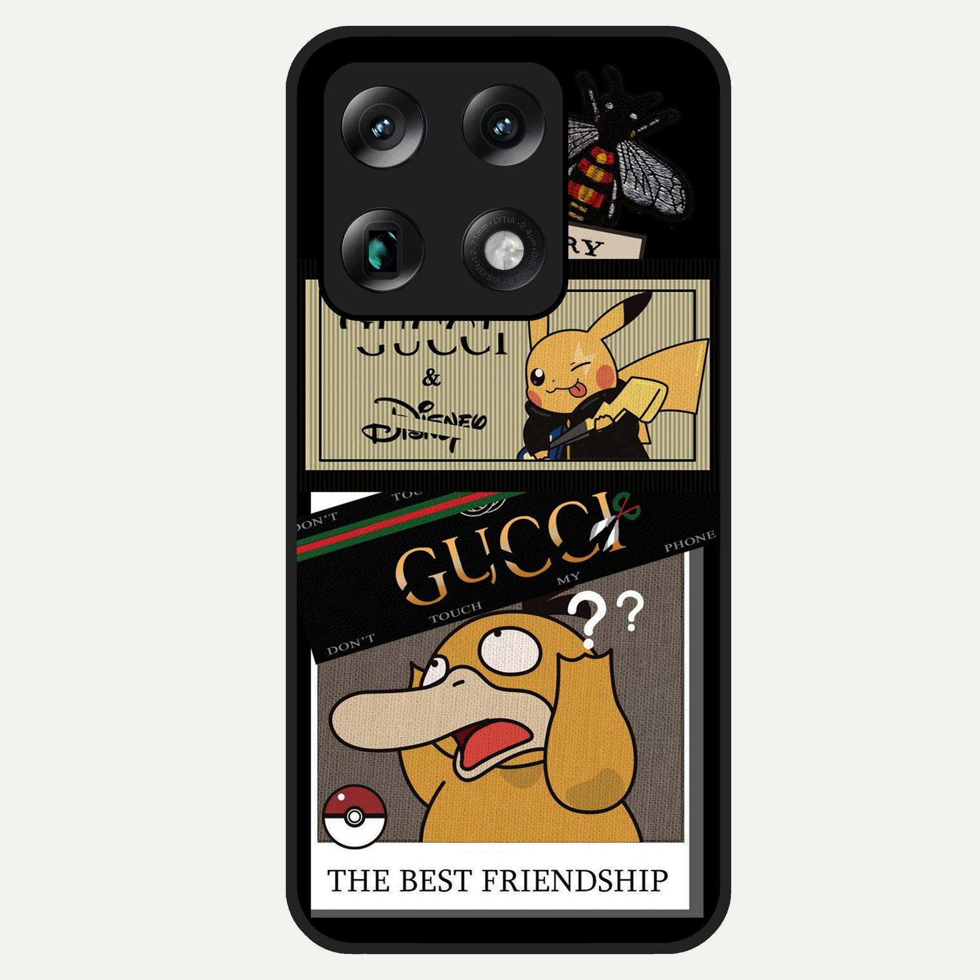  Cartoon Brand Play Mashup Glass Case For Moto Signature back cover – full design glossy printed glass finish