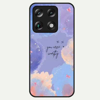  Celestial Cloud Magic Glass Case For Moto Signature back cover – full design glossy printed glass finish