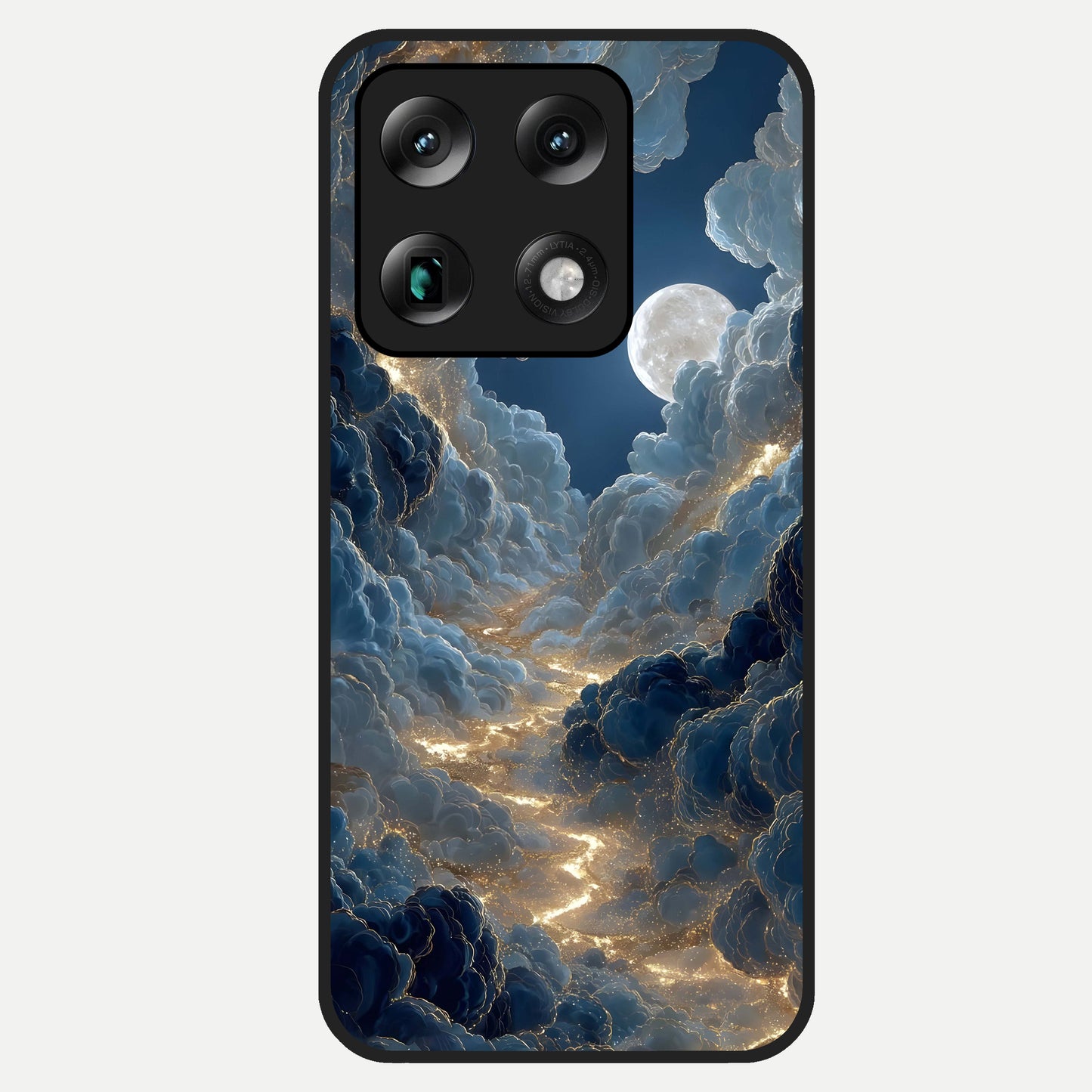  Celestial Cloud Road Glass Case For Moto Signature back cover – full design glossy printed glass finish