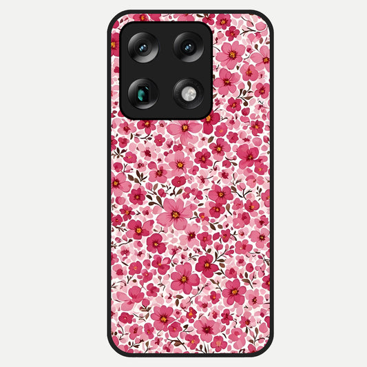  Cherry Blossom Charm Glass Case For Moto Signature back cover – full design glossy printed glass finish