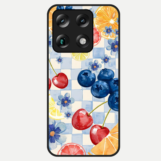  Citrus Bloom Joy Glass Case For Moto Signature back cover – full design glossy printed glass finish