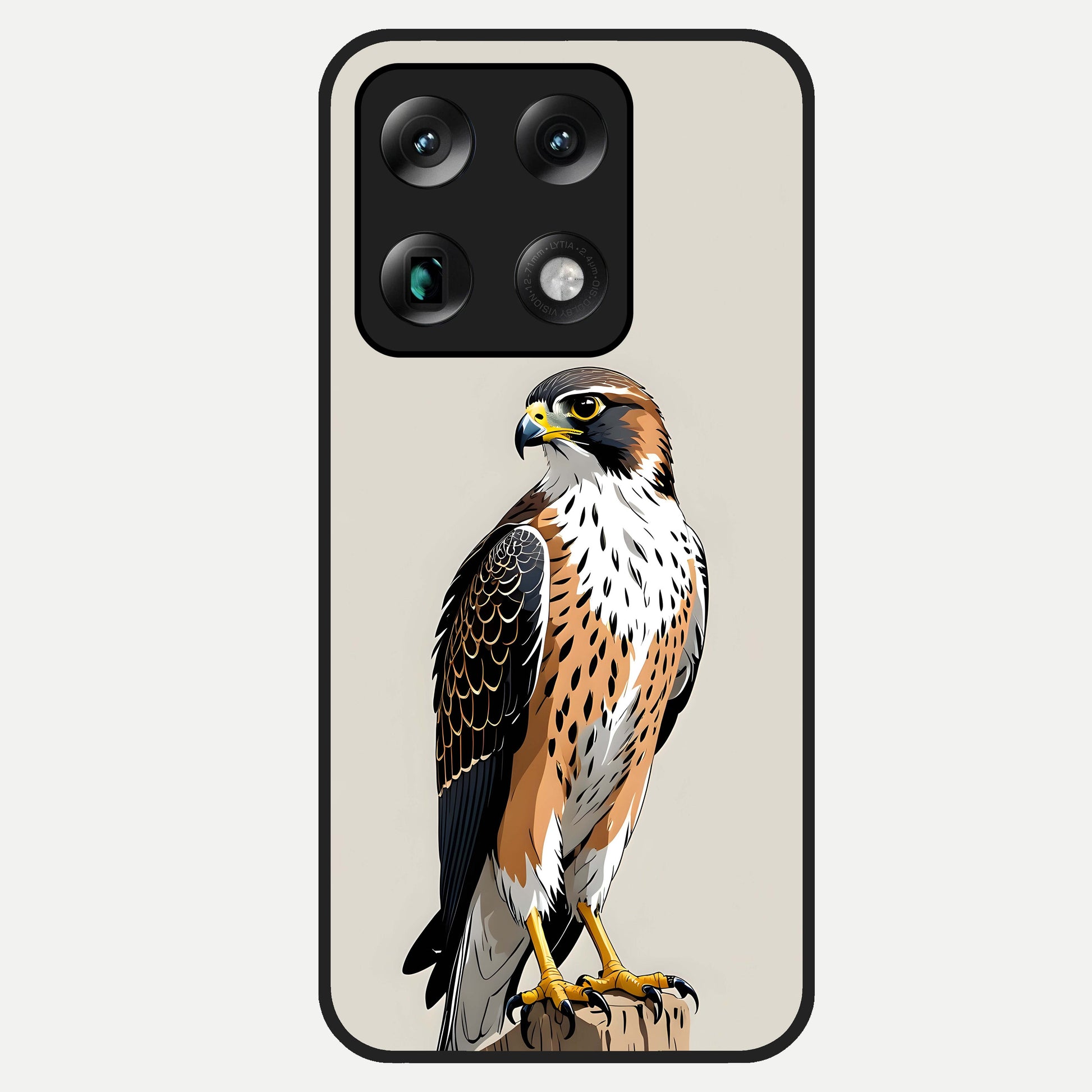  Clever Eagle Glass Case For Moto Signature back cover – full design glossy printed glass finish