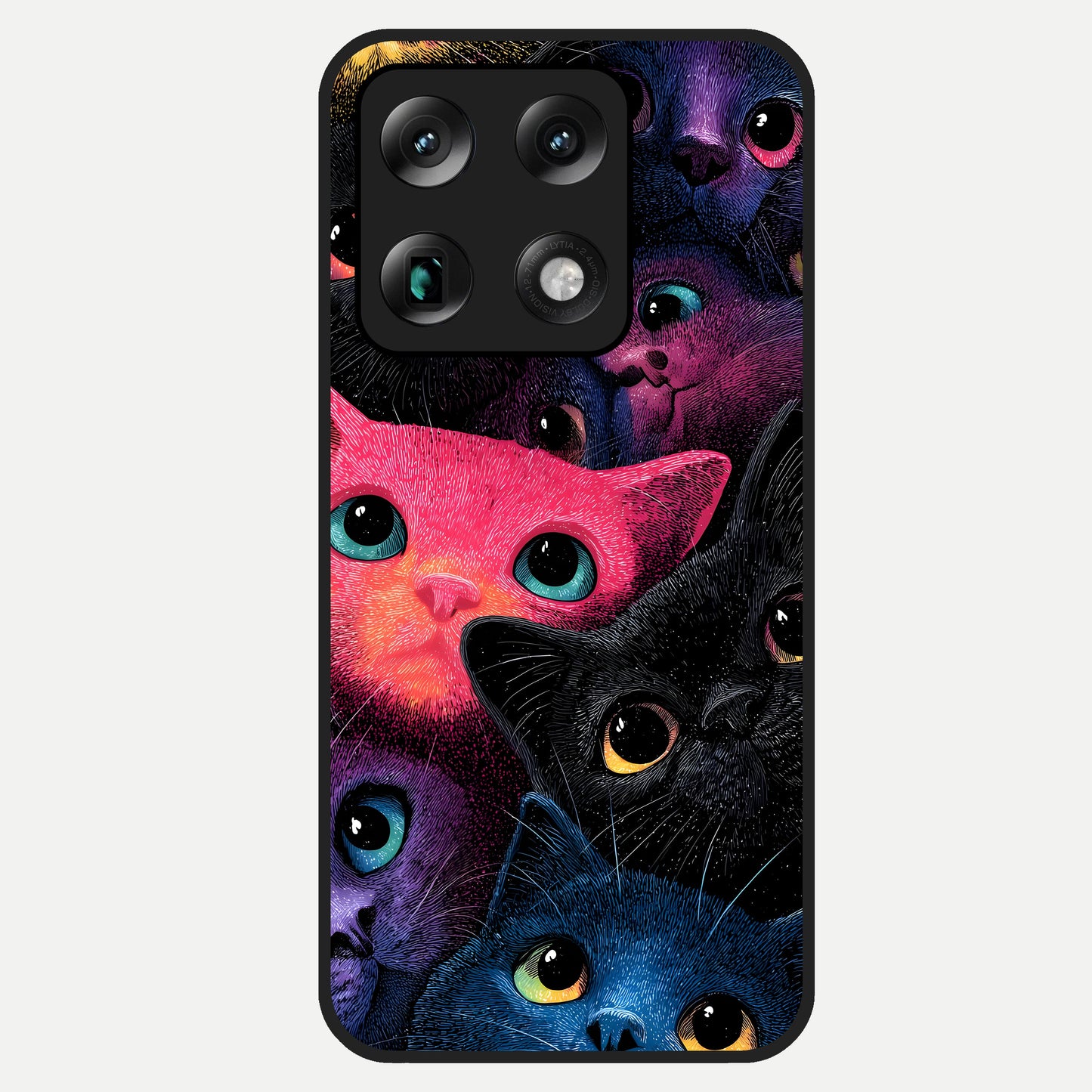  Cosmic Cats Dreams Glass Case For Moto Signature back cover – full design glossy printed glass finish