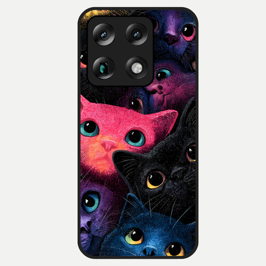  Cosmic Cats Dreams Glass Case For Moto Signature back cover – full design glossy printed glass finish
