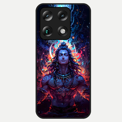  Divine Fire Shiv Glass Case For Moto Signature back cover – full design glossy printed glass finish