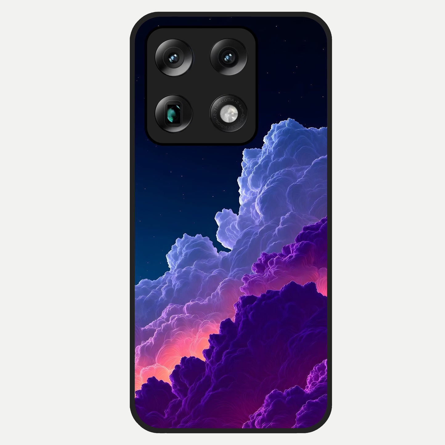  Dreamy Cloud Skies Glass Case For Moto Signature back cover – full design glossy printed glass finish