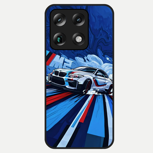  Drift Power Rush Glass Case For Moto Signature back cover – full design glossy printed glass finish