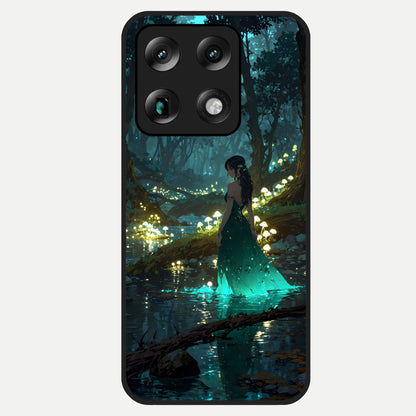  Enchanted Forest Glow Glass Case For Moto Signature back cover – full design glossy printed glass finish