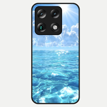  Endless Ocean Horizon Glass Case For Moto Signature back cover – full design glossy printed glass finish