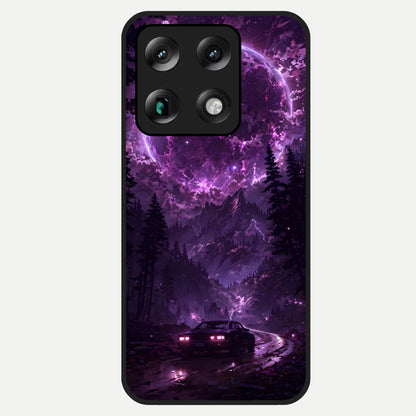  Eternal Cosmic Drive Glass Case For Moto Signature back cover – full design glossy printed glass finish