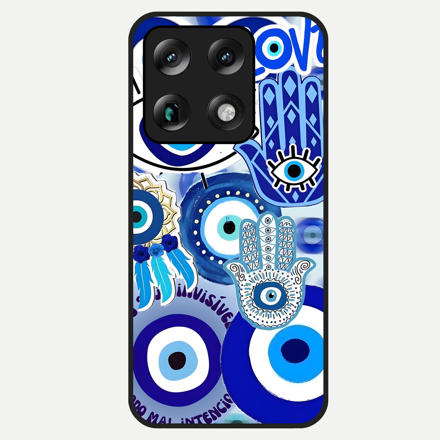  Evil Eyes Dream Glass Case For Moto Signature back cover – full design glossy printed glass finish