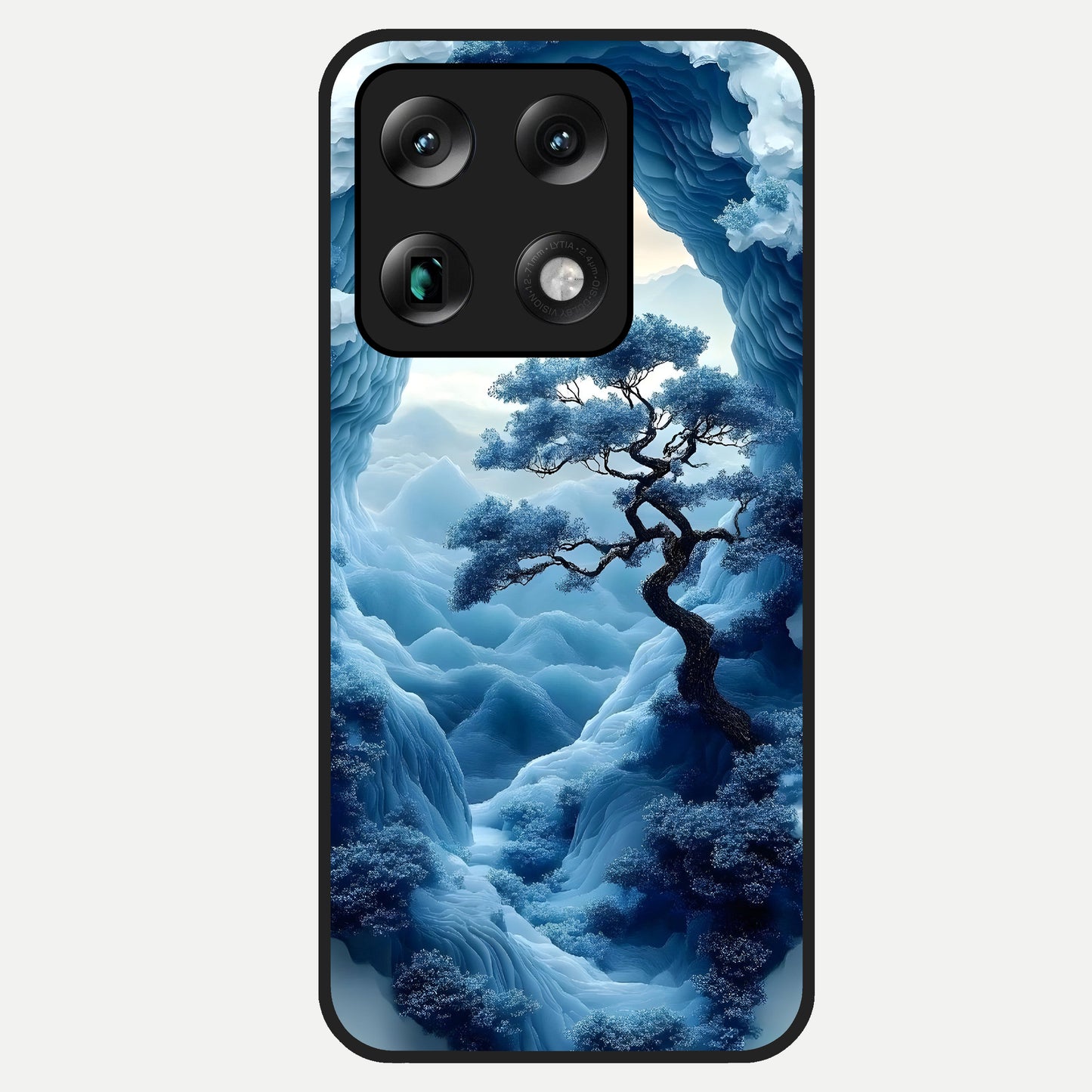  Frozen Serenity Gate Glass Case For Moto Signature back cover – full design glossy printed glass finish