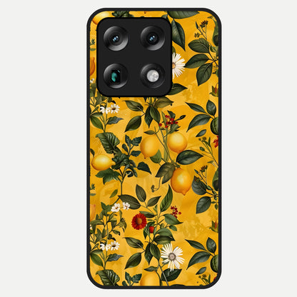  Golden Lemon Field Glass Case For Moto Signature back cover – full design glossy printed glass finish