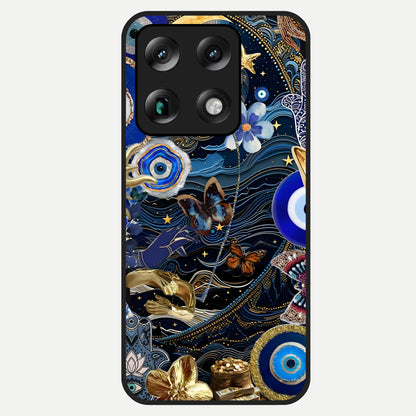  Golden Moon Magic Glass Case For Moto Signature back cover – full design glossy printed glass finish