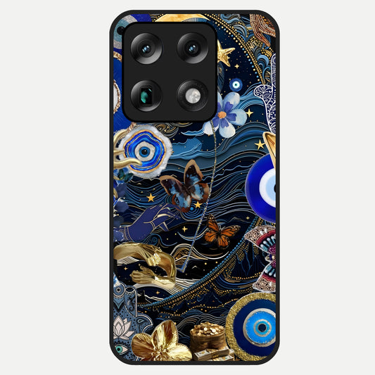  Golden Moon Magic Glass Case For Moto Signature back cover – full design glossy printed glass finish