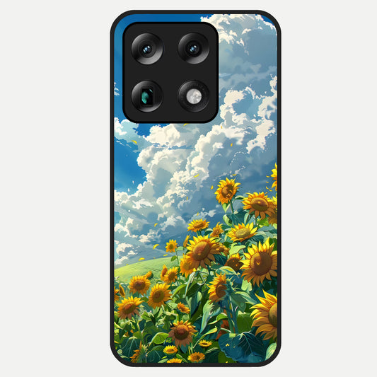  Golden Sun Glory Glass Case For Moto Signature back cover – full design glossy printed glass finish