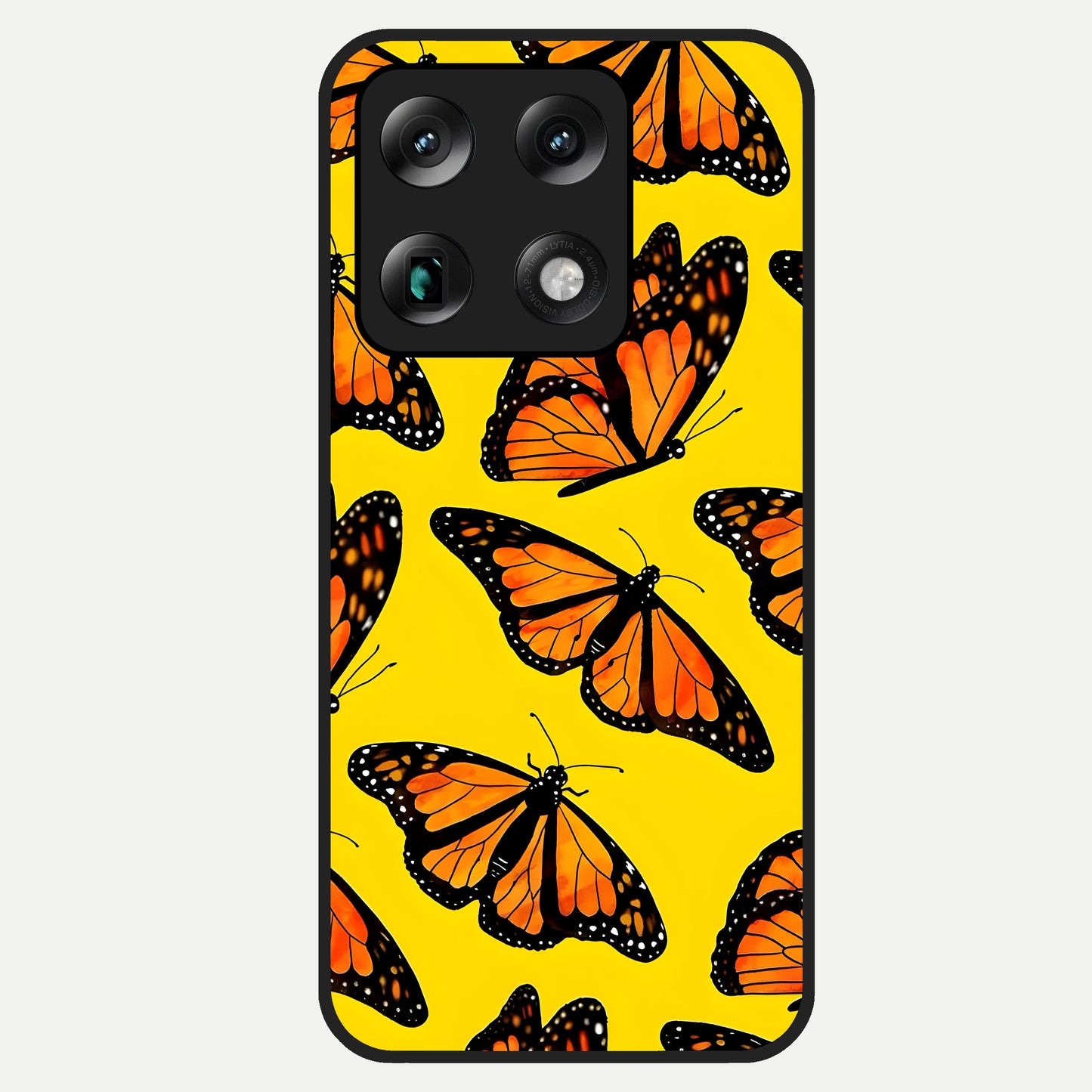  Golden Wing Flight Glass Case For Moto Signature back cover – full design glossy printed glass finish