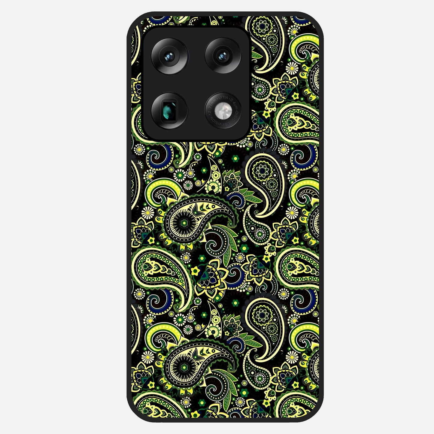  Green Lemon Glass Case For Moto Signature back cover – full design glossy printed glass finish