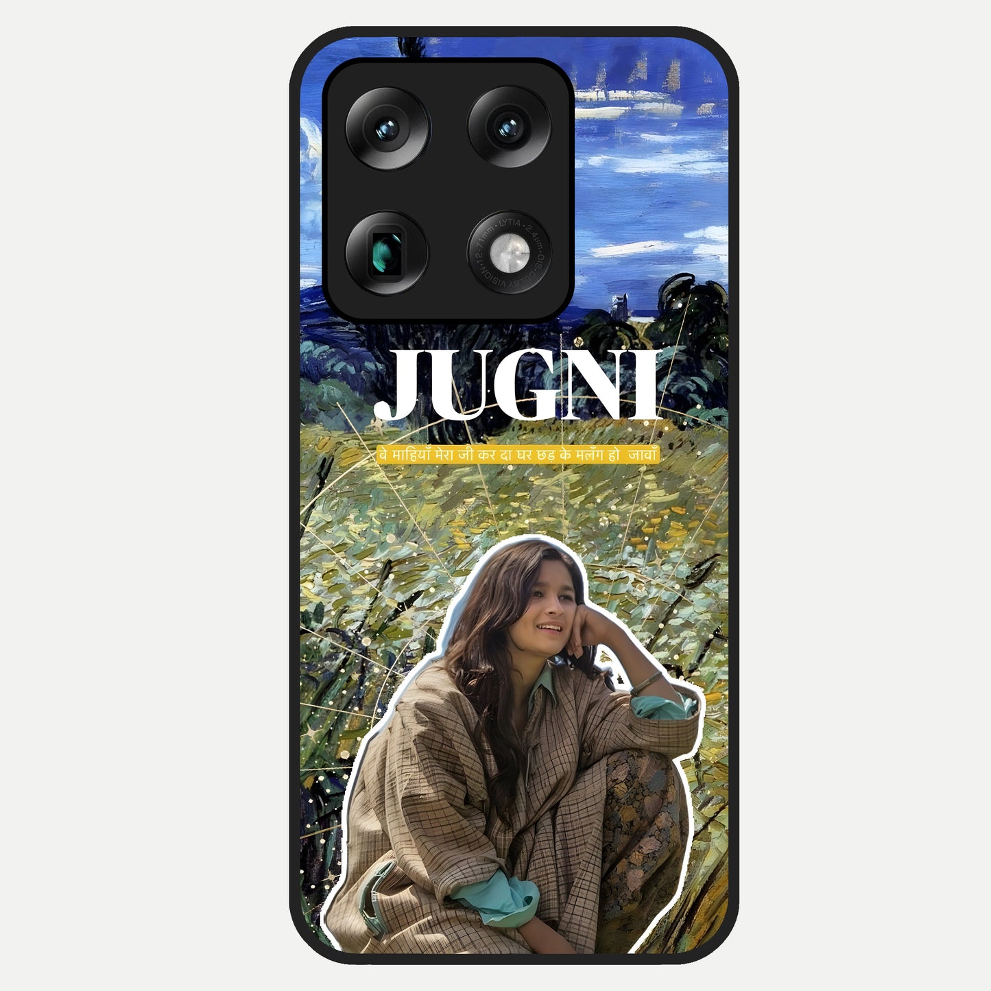  Jugni Soul Vibes Glass Case For Moto Signature back cover – full design glossy printed glass finish