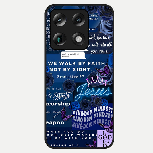  Kingdom Faith Glow Glass Case For Moto Signature back cover – full design glossy printed glass finish
