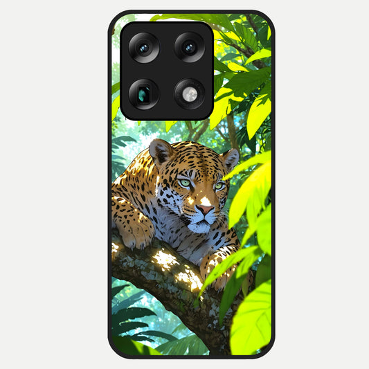  Leopard in Jungle Glass Case For Moto Signature back cover – full design glossy printed glass finish