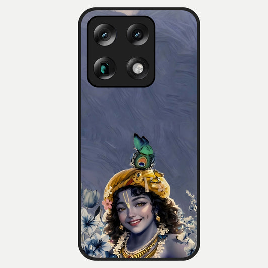  Lord Krishna Glass Case For Moto Signature back cover – full design glossy printed glass finish