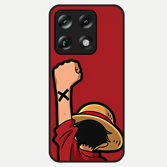  Luffy X Spirit Glass Case For Moto Signature back cover – full design glossy printed glass finish