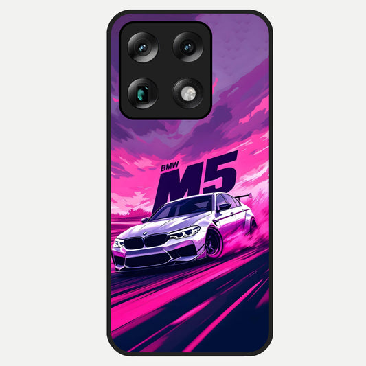  MS Neon Car Glass Case For Moto Signature back cover – full design glossy printed glass finish