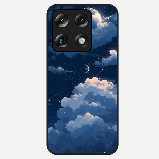  Moon Dream Haze Glass Case For Moto Signature back cover – full design glossy printed glass finish