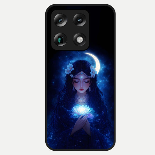  Mystic Moon Queen Glass Case For Moto Signature back cover – full design glossy printed glass finish