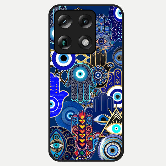  Mystic Palm Guard Glass Case For Moto Signature back cover – full design glossy printed glass finish