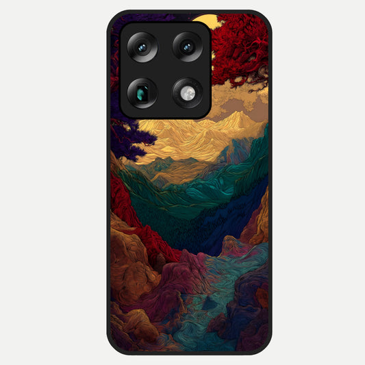  Mystic Valley Light Glass Case For Moto Signature back cover – full design glossy printed glass finish